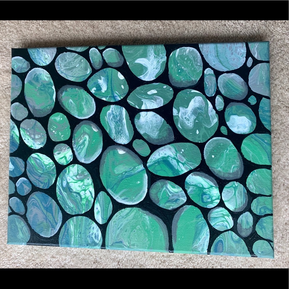 Acrylic canvas painting
